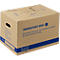 Cajas de transporte de cartón ondulado doble, tamaño L, 10 piezas