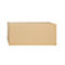 Cajas plegables de cartón ondulado, pared simple, 385 x 235 x 170 mm, marrón