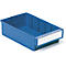 Cajón de almacenamiento TRESTON 3020, ancho 186 x fondo 300 x alto 82 mm, 3 l, azul