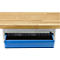 Cajón individual, con carcasa, con cerradura, incl. 2 llaves, ancho 508 x fondo 590 x alto 180 mm, azul claro RAL 5012
