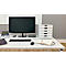 Cajones de escritorio DURABLES VARICOLOR, 5 cajones, DIN C4, gris/blanco
