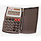 Calculadora de bolsillo Genie 520, pantalla de 10 dígitos, alimentado con pilas/solar y con tapa abatible
