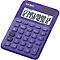 Calculadora de mesa Casio MS-20UC, pantalla LC de 12 dígitos, alimentado con batería/solar, violeta