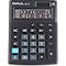 Calculatrice de bureau MAUL MC12, 12 chiffres, ergonomique, fonctionnement solaire et sur piles, L 103 x P 137 x H 31 mm, noire