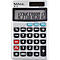 Calculatrice de poche MAUL M112, 12 chiffres, Tax, fonctionnement à l'énergie solaire &amp; sur piles, L 70 x P 119 x H 10 mm, argentée