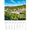 Page de calendrier avec paysage fluvial et château, juillet 2026.