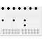 Calendrier sous-main semainier calendrier 2 années Sigel, A3, papier, 30 feuilles, To-Do-Liste etc., noir/blanc
