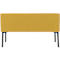 Canapé Leyform LIV, 2 places, rectangulaire, L 1270 x P 620 x H 740 mm, avec accoudoirs &amp; patins, revêtement tissu, jaune