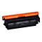 Eine Tintenpatrone in Schwarz und Orange. Details wie Typenbezeichnung sind sichtbar.
