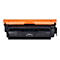 Eine Canon Tonerkartusche, orange-schwarz. Aufschrift: Canon Cartridge 324 Yellow.