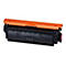 Ein Tintenpatrone in Orange und Schwarz auf weiÃŸem Hintergrund.