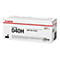 Canon-Druckerpatrone 040H. WeiÃŸe Schachtel mit roter Schrift. Aufdrucke: Canon, Cartridge, 040H und LBP710C Series.