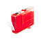 Eine rote Canon-Tintenpatrone mit der Aufschrift „Red“ und der Nummer 6. Die Patrone ist teilweise transparent.