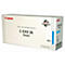 Eine weiÃŸe Toner-Box von Canon mit Schriftzug 'C-EXV 26 Toner' und dem Wort 'Cyan'.