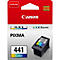 Verpackung einer Canon CL-441 Tintenpatrone mit Produktbild und Schriftzug.