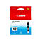 Canon Tintenpatrone 42 C Cyan. Aufschrift: Genuine, Canon, PIXMA, 42 C Cyan. Farbstofftinte.