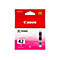 Verpackung einer Canon Tintenpatrone. Auf rotem Hintergrund steht „Canon“ und „PIXMA“. Die Patrone ist magenta und mit „42 M“ beschriftet.