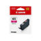 Eine Canon Tintenpatrone, magenta, mit der Aufschrift 65 M und dem Canon Logo.