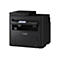 Schwarzer Canon imageCLASS MF275dw Laserdrucker auf weißem Hintergrund.
