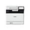 Ein weißer Canon-Multifunktionsdrucker. Auf dem Display sind verschiedene Funktionen abgebildet.