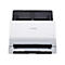 Scanner Canon blanc, cassette d'alimentation noire, logo "Canon", modèle "R30".