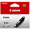 Canon inktcartridge CLI-551 GY grijs