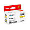 Gelbe Tintenpatrone von Canon, beschriftet mit 1000 Y. Aufdrucke: LUCIA PRO ink, PFI-1000<Y>, PRO-1000, 80.0 ml.
