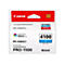 Canon Tintenpatrone PFI-4100<C>. Aufdruck: Cyan, 80 ml, Produktname und Logos.