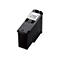 Cartouche d'encre noire Canon PG-595XL sur fond blanc. Texte imprimé : Canon, 595XL Black, FINE Cartridge.