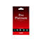 Rote Canon Pro Platinum Fotopapier-Verpackung mit technischen Spezifikationen und Logo.
