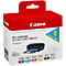 Canon Sparpaket 6 Tintenpatronen PGI-550 PGBK/CLI-551 schwarz, schwarz-pigmentiert, CMY, original