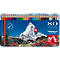 Colored pencils in a box. Prints: Prismalo Aquarelle, 80 Water-soluble pencils. Matterhorn and Swiss flag in the background.