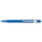 Caran d'Ache Kugelschreiber 849 COLORMAT-X, Metallclip, Druckmechanik, blau