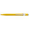Caran d'Ache Kugelschreiber 849 COLORMAT-X, Metallclip, Druckmechanik, gelb