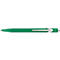 Caran d'Ache Kugelschreiber 849 COLORMAT-X, Metallclip, Druckmechanik, grün