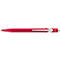 Caran d'Ache Kugelschreiber 849 COLORMAT-X, Metallclip, Druckmechanik, rot