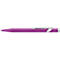 Caran d'Ache Kugelschreiber 849 COLORMAT-X, Metallclip, Druckmechanik, violett