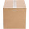 A square cardboard box, brown with white tape sealing the top flap.