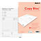 Un bloc Copy Bloc rose avec un bon de commande blanc. L'emballage indique "Copy Bloc" et "Bestellung Commande Ordine Order".