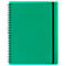 Carnet de notes Easy, A4, KolmaFlex, 100 feuilles, 5 mm, quadrillé, vert