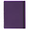 Carnet de notes Easy, A4, KolmaFlex, 100 feuilles, 5 mm, quadrillé, violet