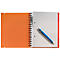 Carnet de notes Easy, A5, KolmaFlex, 100 feuilles, 5 mm, quadrillé, rouge