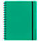 Carnet de notes Easy, A5, KolmaFlex, 100 feuilles, 5 mm, quadrillé, vert
