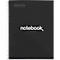 Carnet de notes Miquelrius Emotions 1, A4, 80 feuilles quadrillées et opaques, perforées, reliure à spirales, couverture rigide, noir