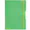 Carnet de notes my.book Herlitz, format A4, plastique, 2 x 40 feuilles quadrillées/lignées, vert
