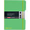 Carnet de notes my.book Herlitz, format A4, plastique, 2 x 40 feuilles quadrillées/lignées, vert