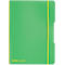 Carnet de notes my.book Herlitz, format A5, plastique, 40 feuilles quadrillées, vert