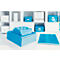 Carnet de notes WOW 4628 LEITZ, format A5, quadrillé, bleu