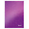 Carnet de notes WOW 4628 LEITZ, format A5, quadrillé, violet