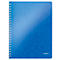 Carnet de notes WOW 4637 LEITZ, format A4, ligné, bleu